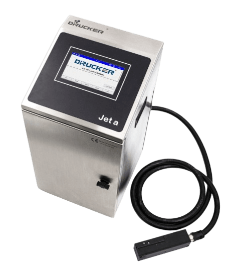 Drucker Jet a Small Character Inkjet Printer with display screen and power cable